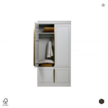 BEPUREHOME - ORGANIZE kast grenen mist - 62cm
