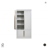 BEPUREHOME - ORGANIZE kast grenen mist - 44cm