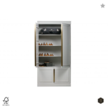 BEPUREHOME - ORGANIZE kast grenen mist - 44cm