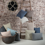 Kussen Mila Indigo/Jeans 50x50