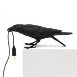 SELETTI - Bird lamp black - playing