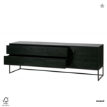 WOOOD - SILAS Tv meubel Zwart