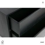 WOOOD - SILAS Tv meubel Zwart