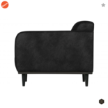 BEPUREHOME - Statement Suedine Zwart - Fauteuil