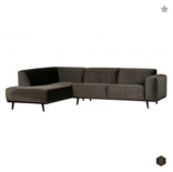 BEPUREHOME - Statement Fluweel Groen - Hoekbank links