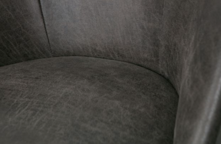 BEPUREHOME - VOGUE fauteuil leer - Zwart