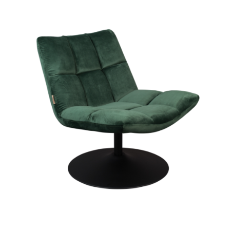 BAR LOUNGE CHAIR - Fluweel Green