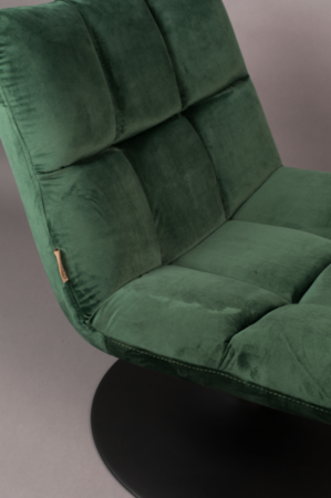 BAR LOUNGE CHAIR - Fluweel Green