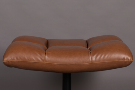 BAR LOUNGE HOCKER - Cognac