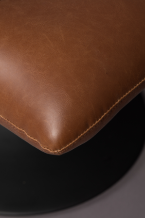 BAR LOUNGE HOCKER - Cognac
