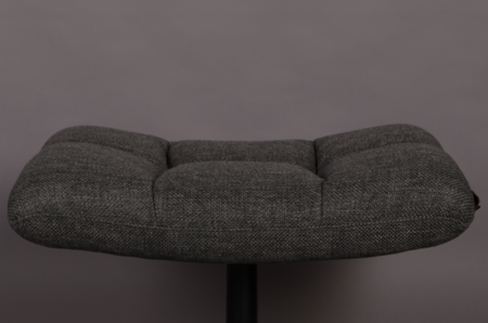BAR LOUNGE HOCKER - Donkergrijs
