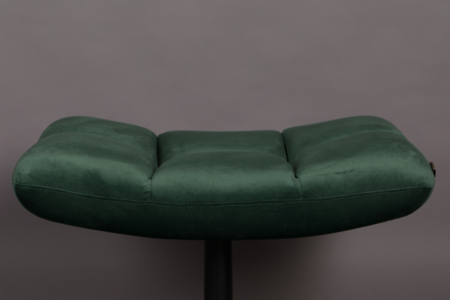 BAR LOUNGE HOCKER - Fluweel Green