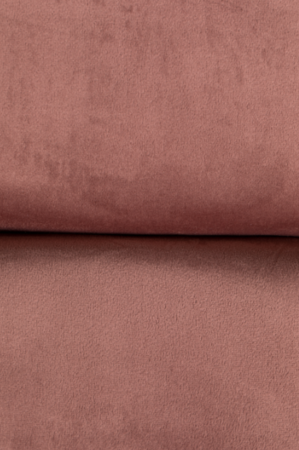 BAR LOUNGE HOCKER - Fluweel Old Pink