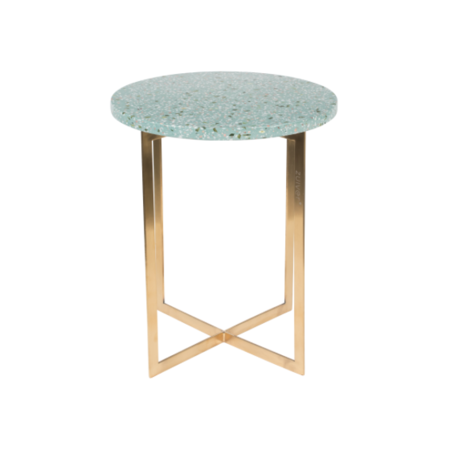 LUIGI SIDE TABLE - Round green