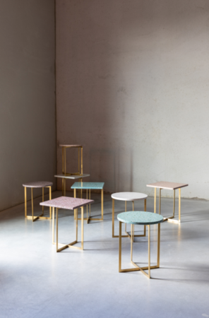 LUIGI SIDE TABLE - Round green