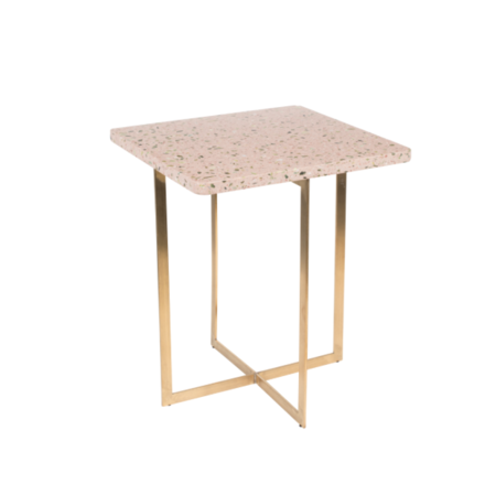 LUIGI SIDE TABLE - Square pink