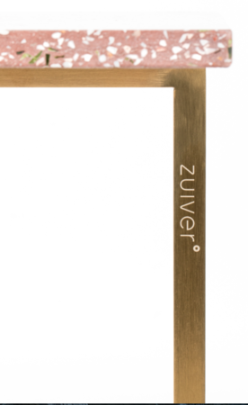 LUIGI SIDE TABLE - Square dark red