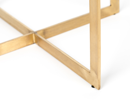 LUIGI SIDE TABLE - Square dark red