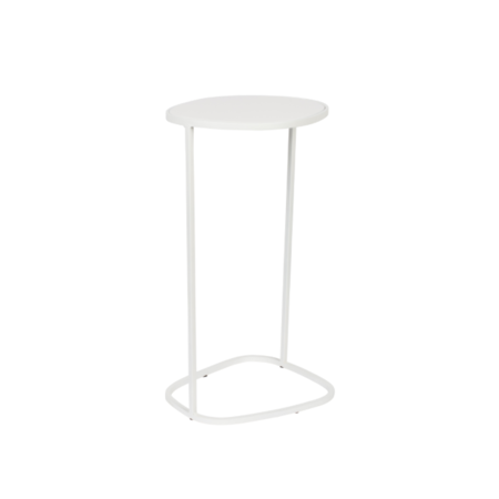 MOONDROP - Single Side Table White