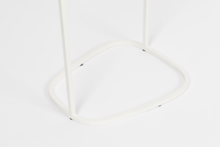 MOONDROP - Single Side Table White