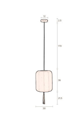 SUONI S - Pendant Lamp Red
