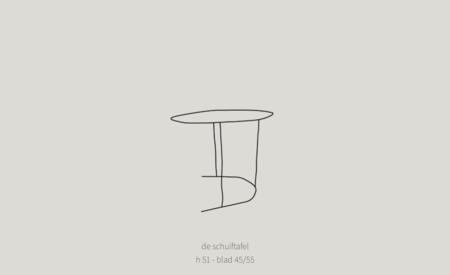 DE SCHUIFTAFEL - zwart