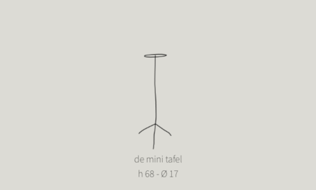 DE MINI TAFEL - wit