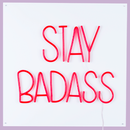 LED NEON WANDLAMP - Badass