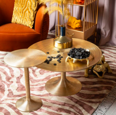 HYPNOTISING SALONTAFEL - round