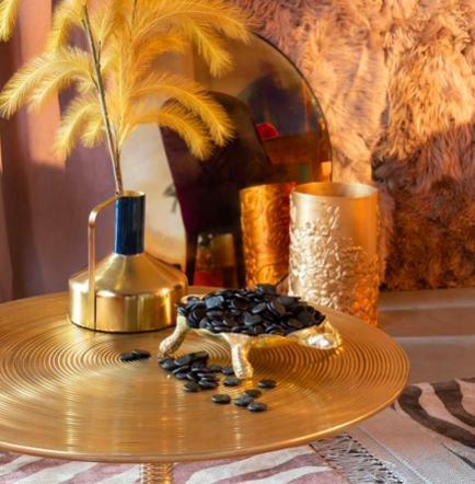 HYPNOTISING SALONTAFEL - round