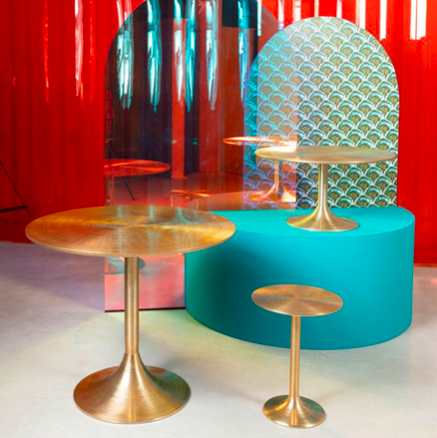 HYPNOTISING SALONTAFEL - round