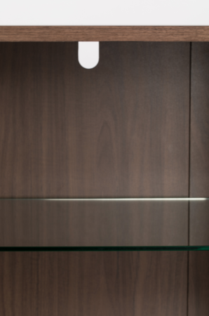 BARBIER CABINET - Walnut