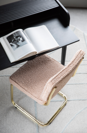 BARBIER DESK TABLE - Black