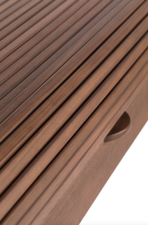 BARBIER DESK TABLE - Walnut
