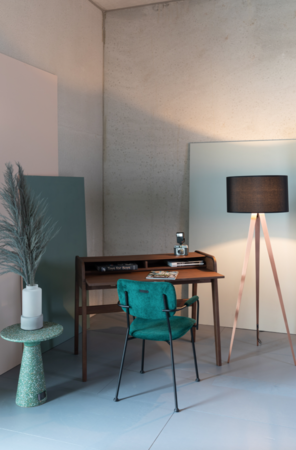 BARBIER DESK TABLE - Walnut
