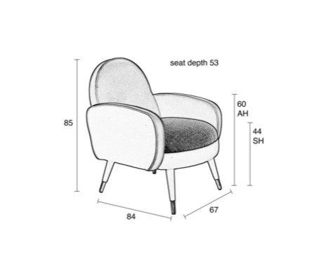 SAM FAUTEUIL - Pink
