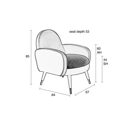 SAM FAUTEUIL - Black