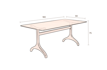 SANSA TABLE - 180 cm