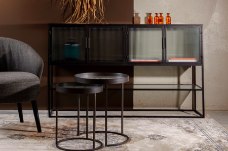 SIDEBOARD BOLI - High black