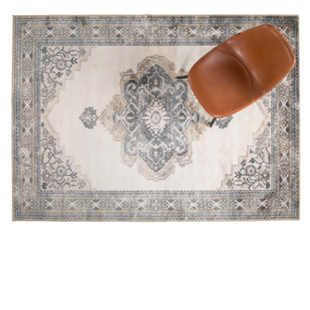 CARPET MAHAL - Grey/liver