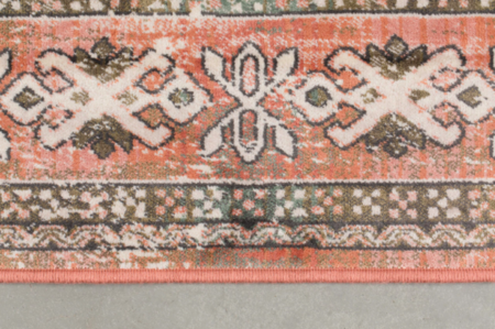 CARPET MAHAL - Pink/olive