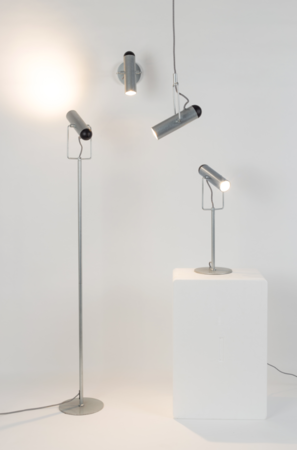 MARLON FLOOR LAMP - Silver