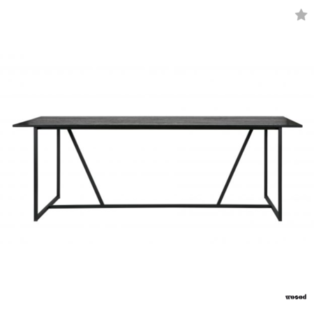 WOOOD - Silas Eettafel Zwart