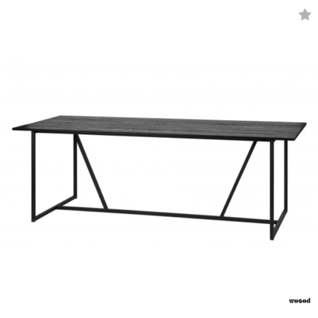 WOOOD - Silas Eettafel Zwart