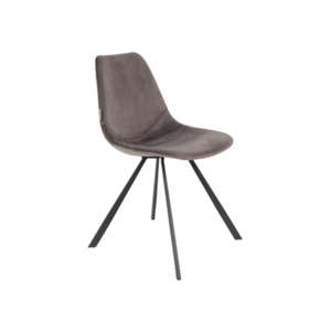 FRANKY CHAIR - Velvet grey