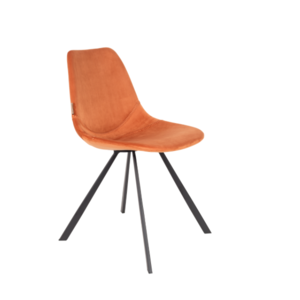 FRANKY CHAIR - Velvet orange