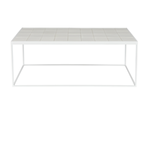 GLAZED COFFEE TABLE - White 