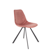 FRANKY CHAIR - Velvet old pink