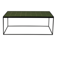 GLAZED COFFEE TABLE - Green