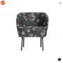 BEPUREHOME - VOGUE fauteuil fluweel - Rococo aloë